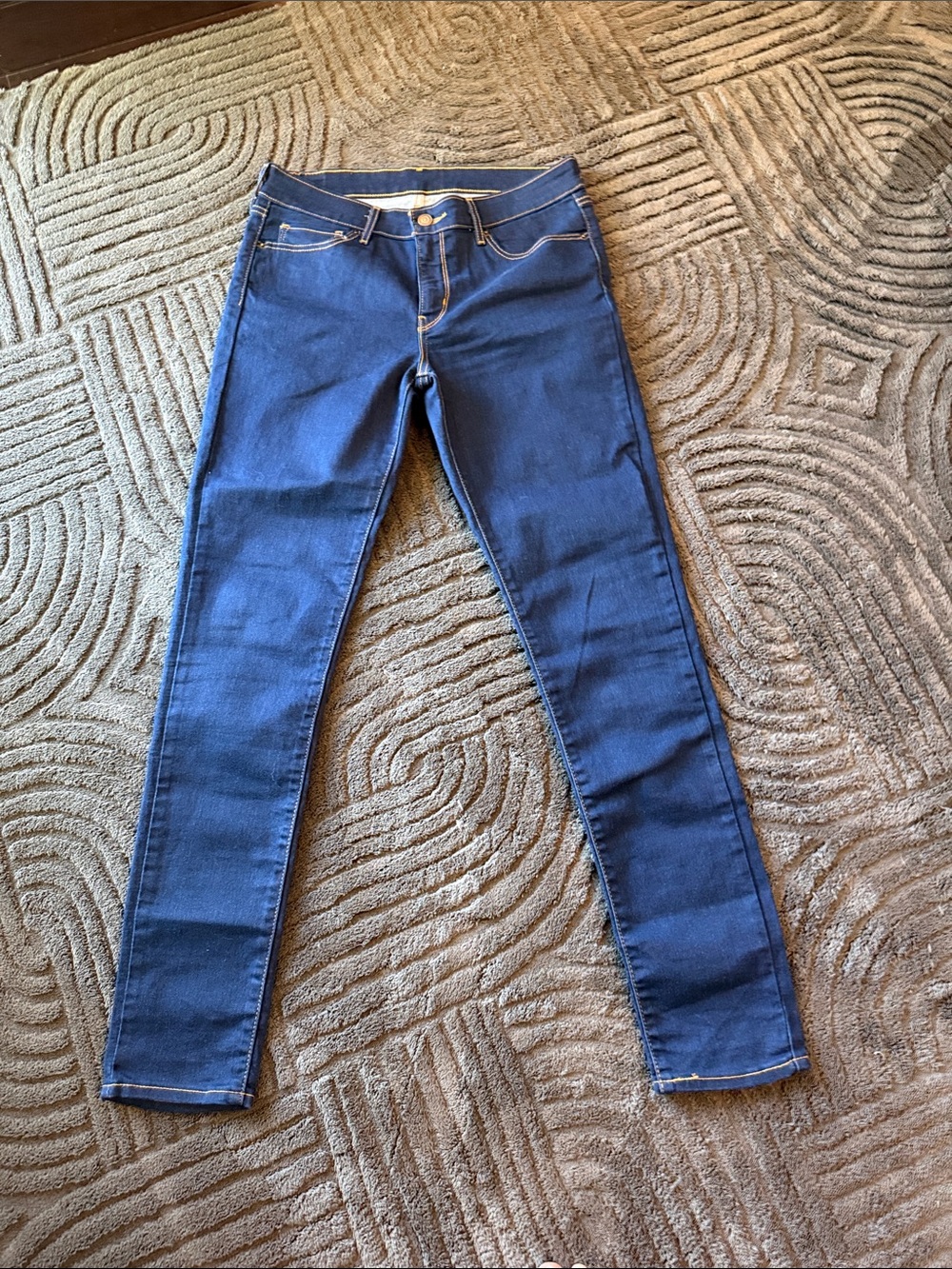 Levi's Women's Skinny Jeans in Dark Blue Wash